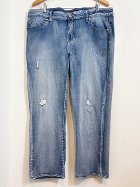 Rock & Republic Distressed Indee Relaxed Fit Jeans